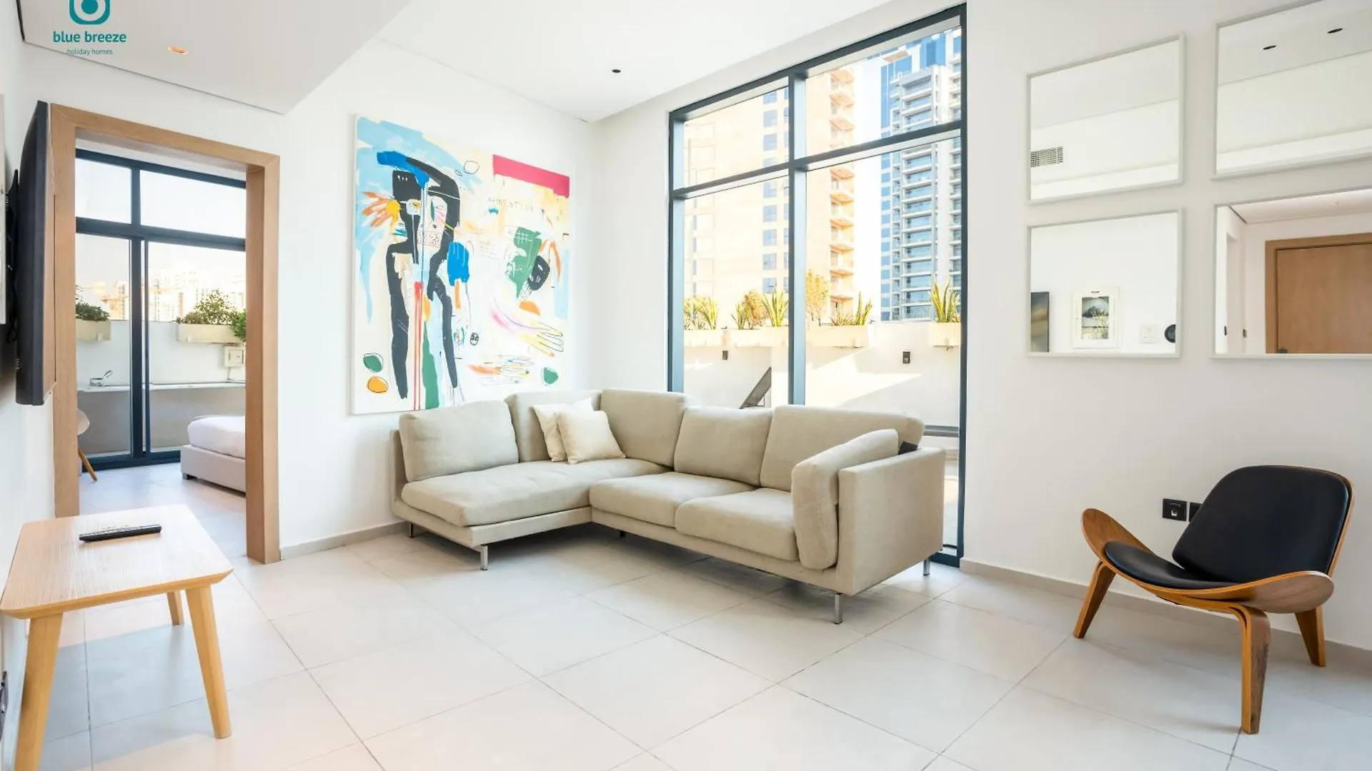 Blue Breeze - Elegant 1Br With Private Jacuzzi & Terrace In Jvc Apartment Dubai