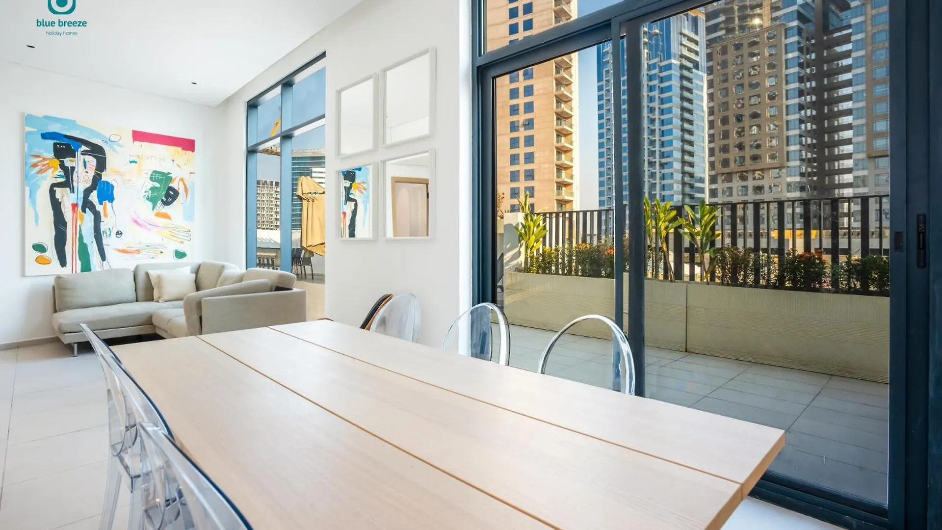 Blue Breeze - Elegant 1Br With Private Jacuzzi & Terrace In Jvc Apartment Dubai United Arab Emirates